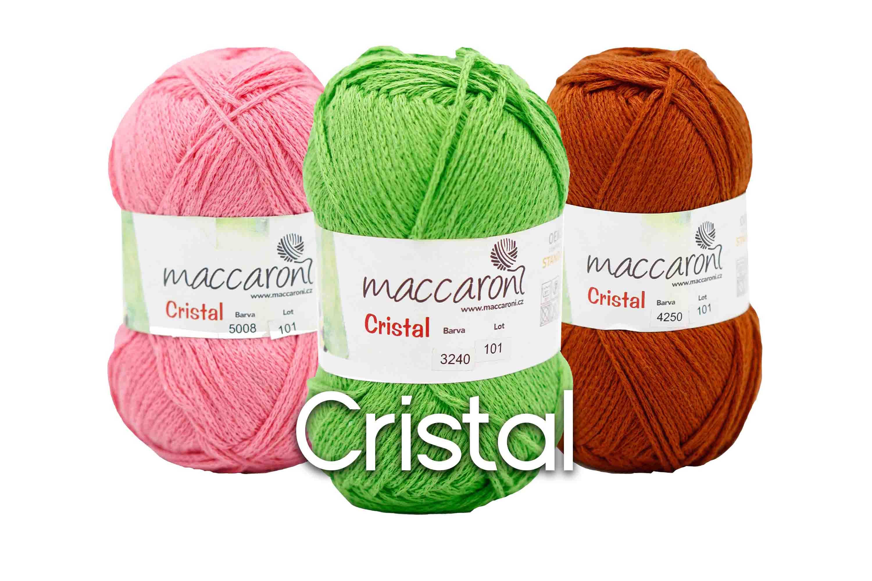 Cristal Ball yarn cotton ball maccaroni yarn